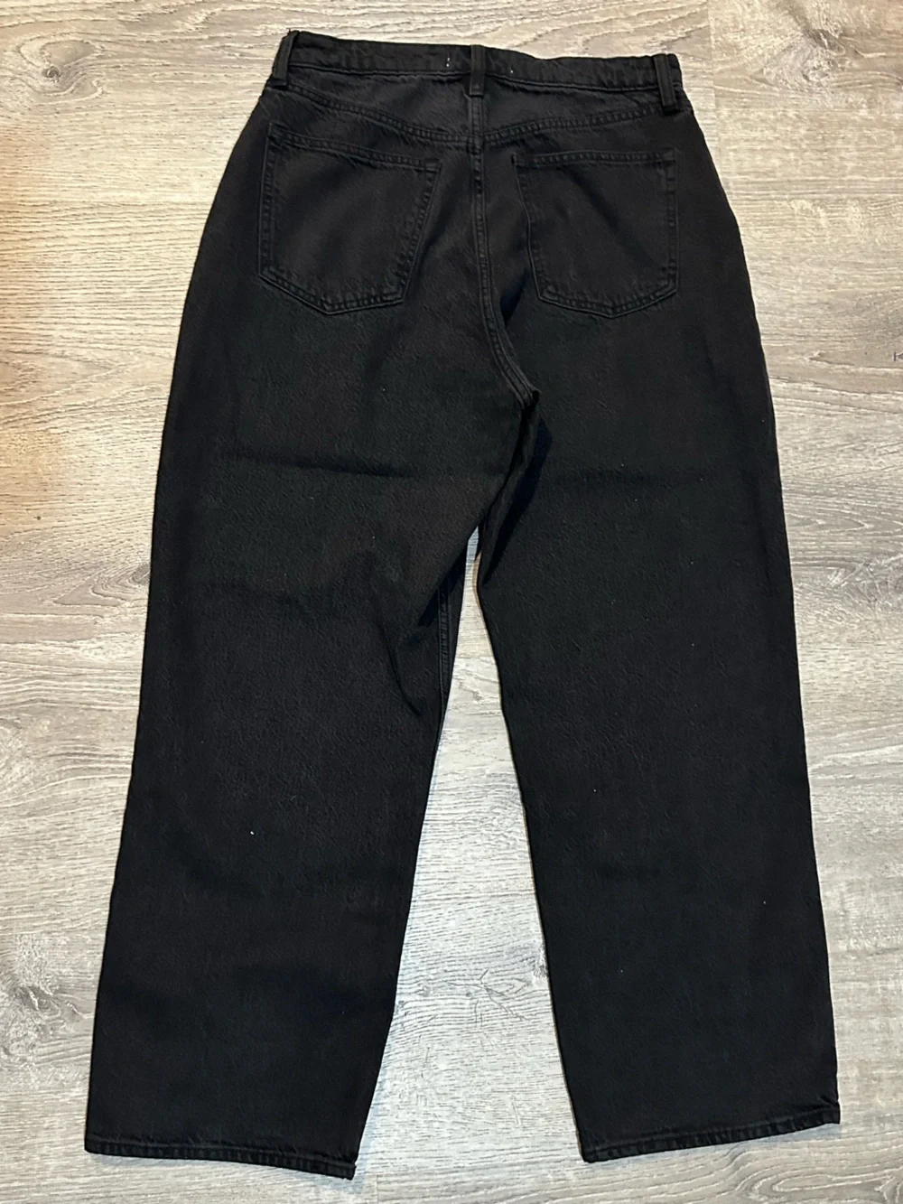 Abercrombie & Fitch Curve Love The Loose High Rise Black Jeans Size 30/10S
